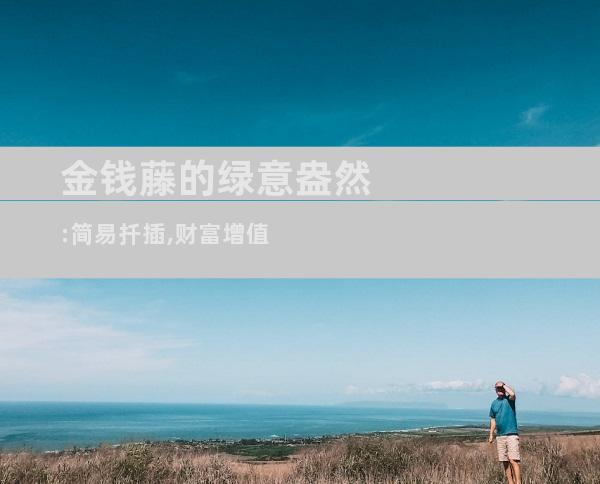 金钱藤的绿意盎然:简易扦插,财富增值